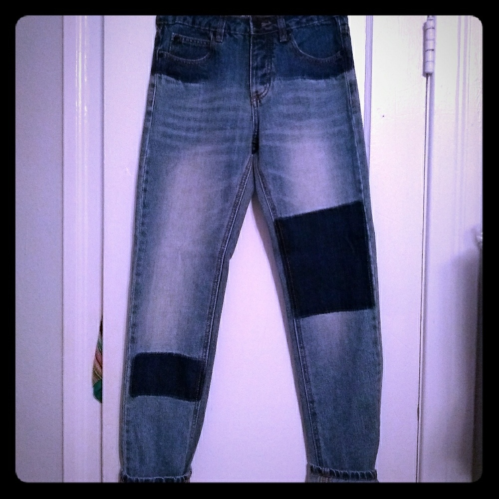 Patchwork boyfriend Jean